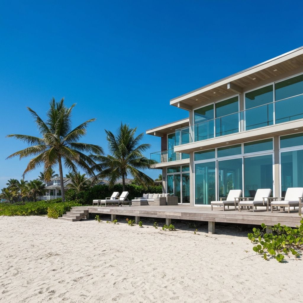 Beachfront vacation home